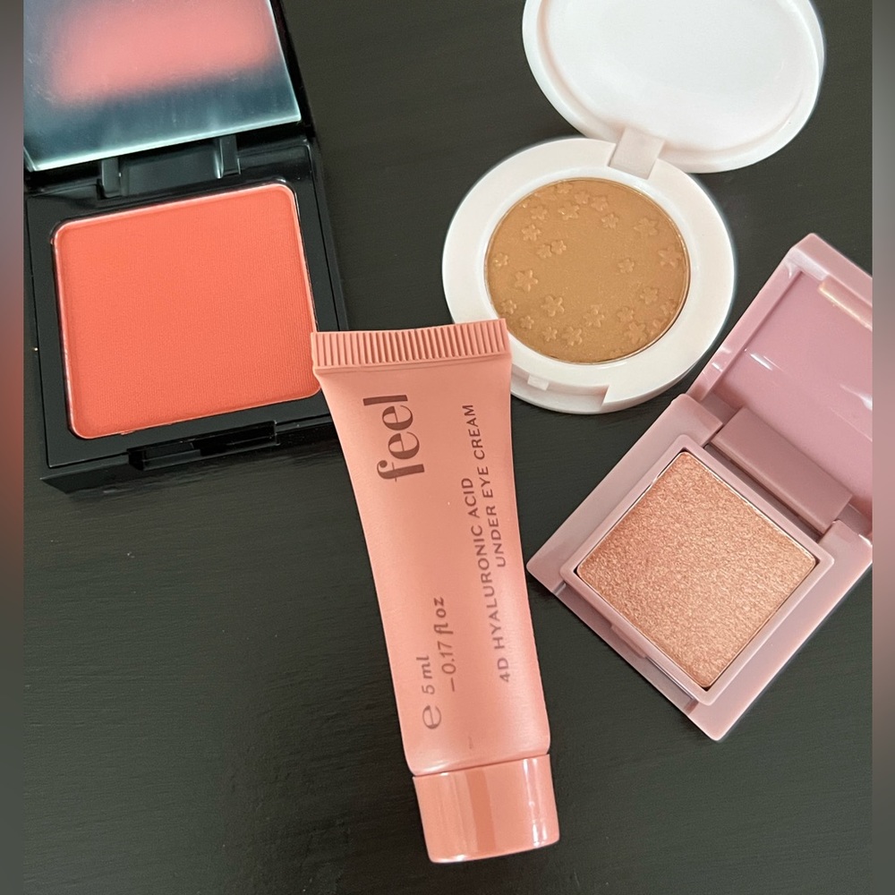 4 Pc Bundle! New! Eyeshadow • Bronzer • Blush • Eye Cream Brand names!